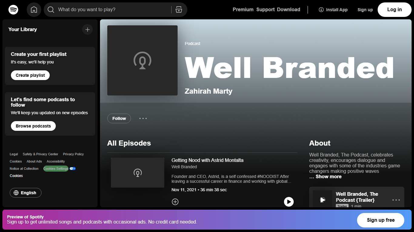 Well Branded Podcast on Spotify
